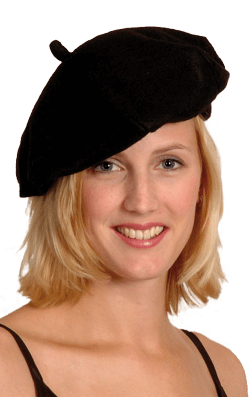 Classic Black Beret Accessory 1 Classic Black Beret Accessory