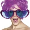 Smiffys Jumbo Heart Glasses Accessory
