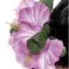 Smiffys Pink Flower Hairclip Accessory