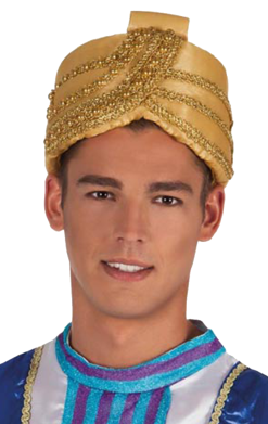 Boland Adults Gold Turban Accessory