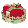 Jewelled Fabric Queens Crown