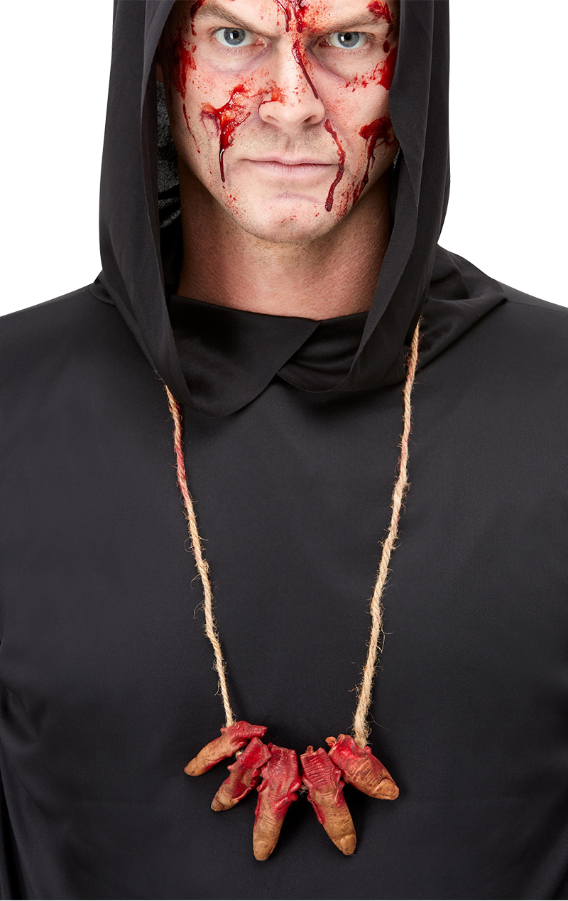 Smiffys Severed Finger Halloween Necklace 1 Smiffys Severed Finger Halloween Necklace