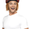 Smiffys Scottish Hat With Hair Accessory