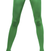 Smiffys Green Opaque Tights Accessory