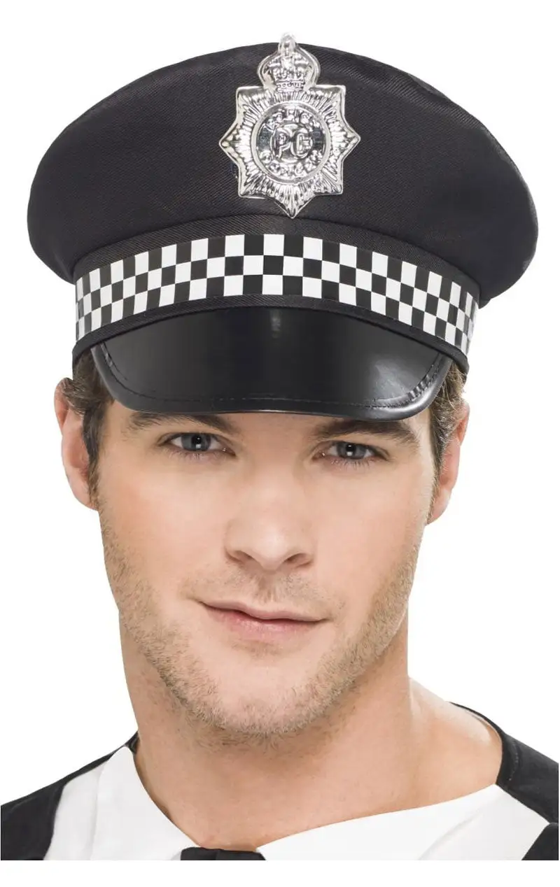 Smiffys Police Cap Accessory 1 Smiffys Police Cap Accessory