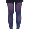 Adult Blue Translucent Tights