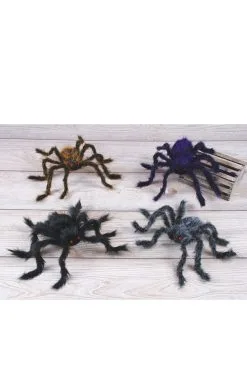 GENERIC 76cm Hairy Poseable Spider Decoration