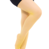 Adult Yellow Translucent Tights
