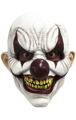 Mens Chomp Clown Overhead Facepiece
