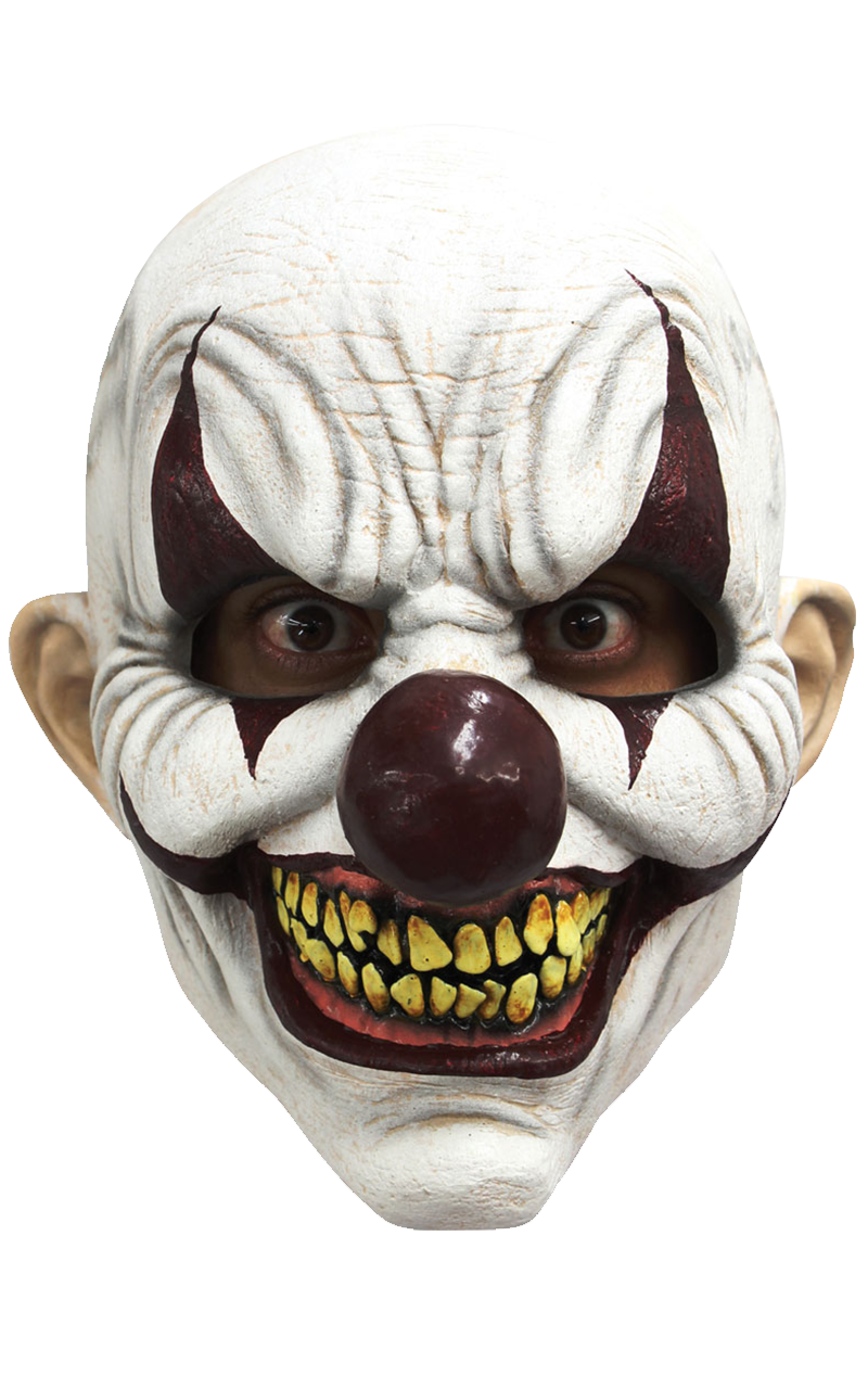 Mens Chomp Clown Overhead Facepiece 1 Mens Chomp Clown Overhead Facepiece
