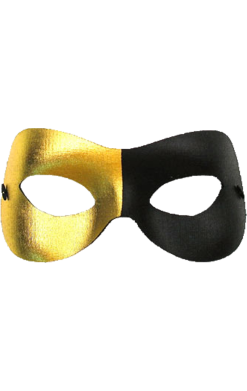 GENERIC Black And Gold Eye Mask