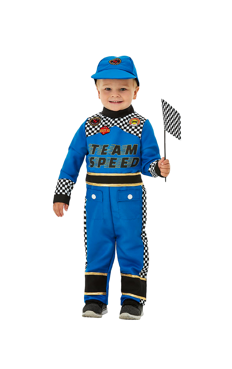 Smiffys Kids Race Car Driver Costume 1 Smiffys Kids Race Car Driver Costume