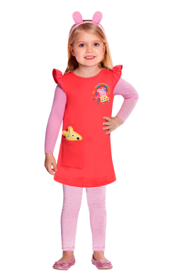 AMSCAN Kids Peppa Pig Costume