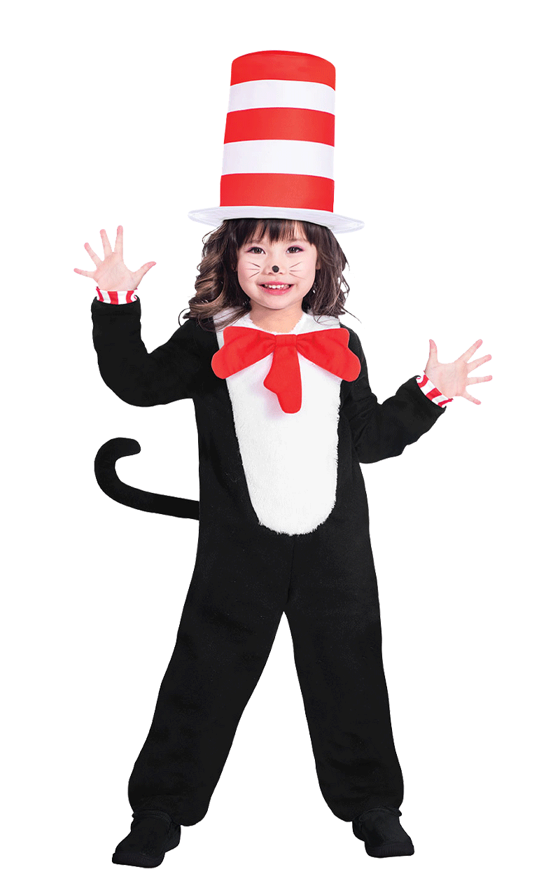 AMSCAN Kids Cat In The Hat Costume 1 AMSCAN Kids Cat In The Hat Costume