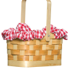 Gingham Basket Accessory