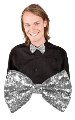 Boland Silver Bow Tie Accessory