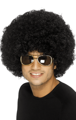 Smiffys Black Afro Wig