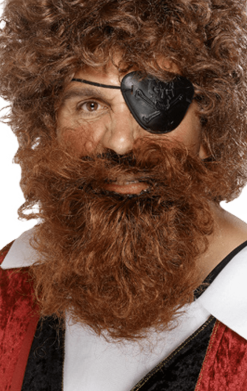 Smiffys Pirate Brown Nylon Beard Accessory