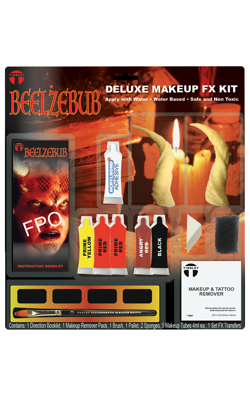 Beelzebub 3D FX Makeup Kit 1 Beelzebub 3D FX Makeup Kit