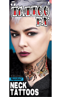 Spider Neck Tattoo FX