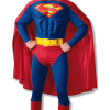 Mens Classic Muscle Superman Costume