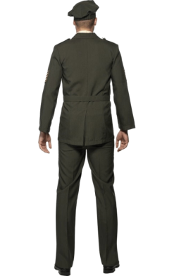 Smiffys Mens Wartime Military Officer Costume -Fancy Dress Shop 00009177a02