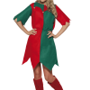 Smiffys Ladies Christmas Elf Costume