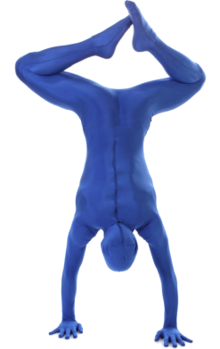Morphsuit Blue Costume -Fancy Dress Shop 00009283a02