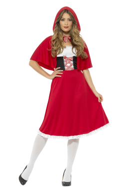 Smiffys Adult Red Riding Hood Fairytale Costume