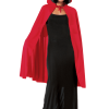 Red 45'' Fabric Cape (Unisex)