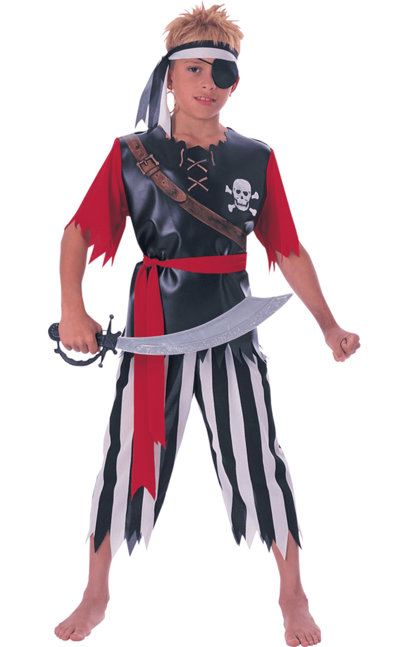 Childrens Pirate King Costume 1 Childrens Pirate King Costume