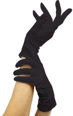 Adult Black Gloves Accessory
