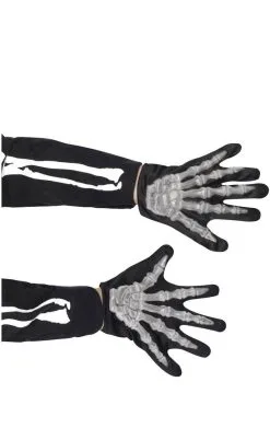 Smiffys Kids Glowing Skeleton Gloves