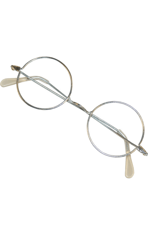 Round Santa Christmas Glasses 1 Round Santa Christmas Glasses