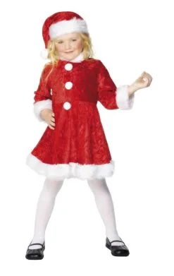 Smiffys Kids Miss Santa Costume