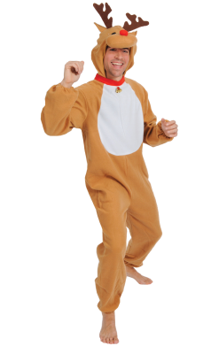 Adult Red Nosed Reindeer Costume