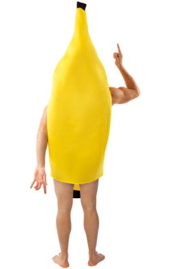 Adult Novelty Banana Costume -Fancy Dress Shop 00011605a02