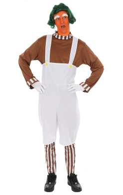 Adult Mens Oompa Loompa Costume
