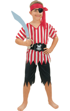 Boys Buccaneer Pirate Costume
