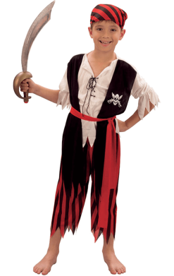 Kids Pirate Boy Costume