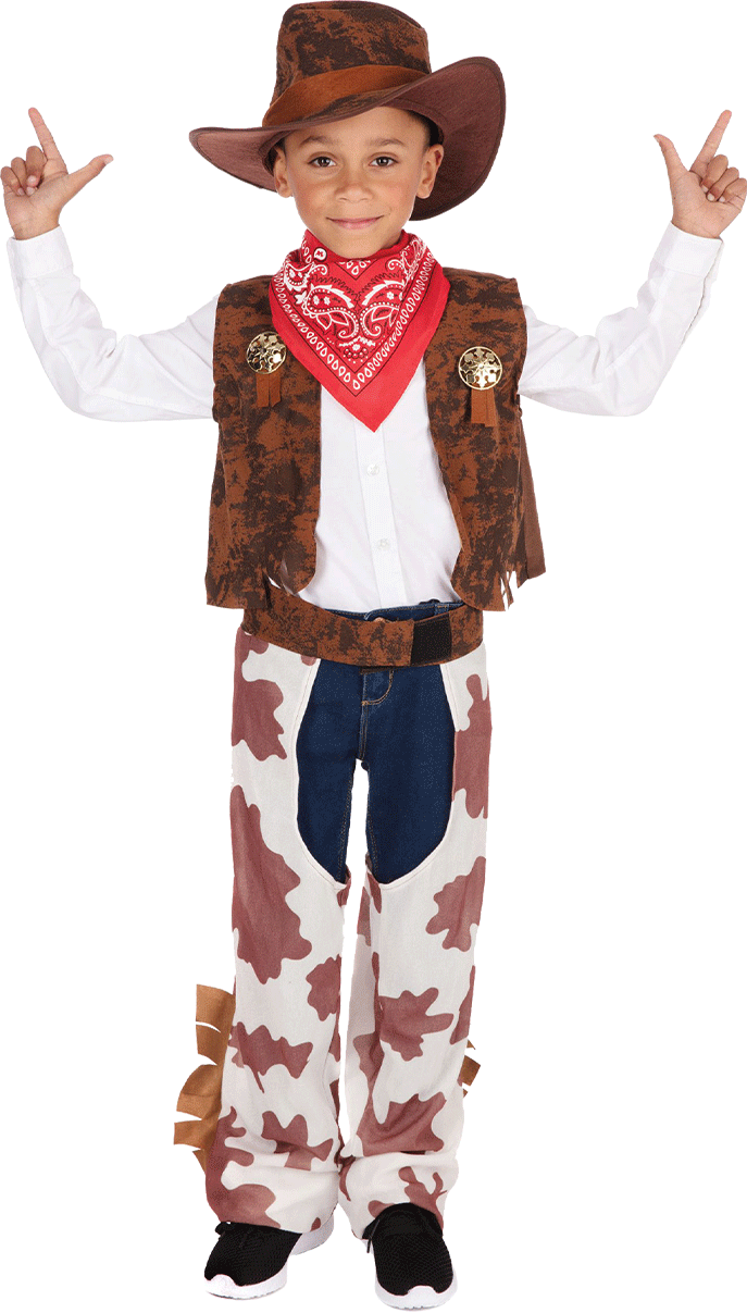 Kids Cowboy Costume With Hat 1 Kids Cowboy Costume With Hat
