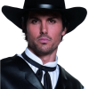 Smiffys Black Gunslinger Cowboy Hat