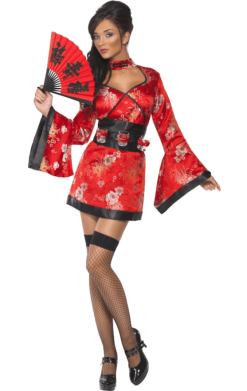 Smiffys Womens Vodka Geisha Costume