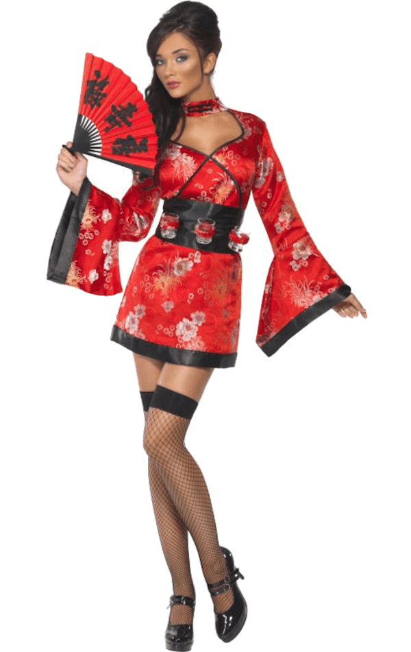 Smiffys Womens Vodka Geisha Costume 1 Smiffys Womens Vodka Geisha Costume