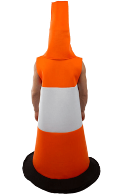 Adult Traffic Cone Costume -Fancy Dress Shop 00012699a02