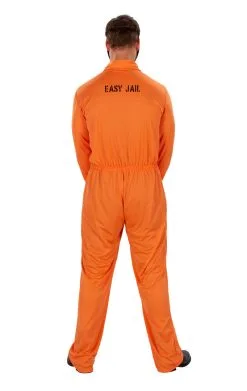 Adult Unisex Prisoner Costume -Fancy Dress Shop 00012756a04
