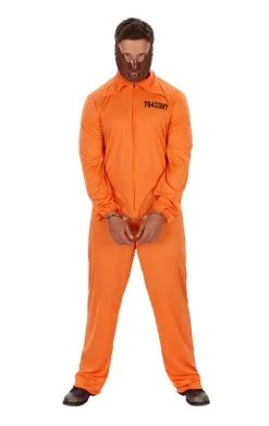 Adult Unisex Prisoner Costume