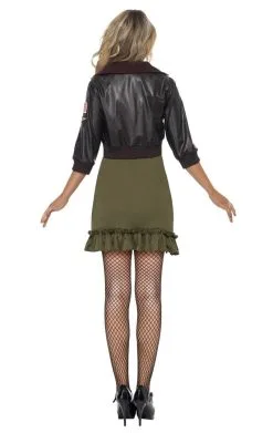 Smiffys Womens Top Gun Diva Costume 5 Smiffys Womens Top Gun Diva Costume -Fancy Dress Shop 00013145a02