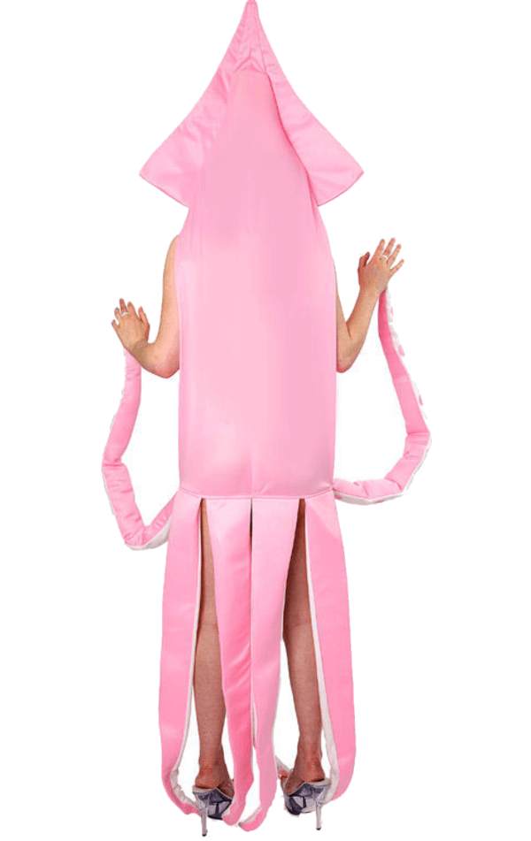 Adult Pink Squid Animal Costume 3 Adult Pink Squid Animal Costume - Image 3