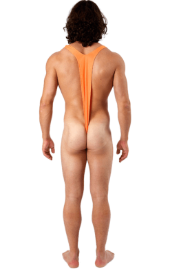 Adult Orange Borat Mankini -Fancy Dress Shop 00014684a02